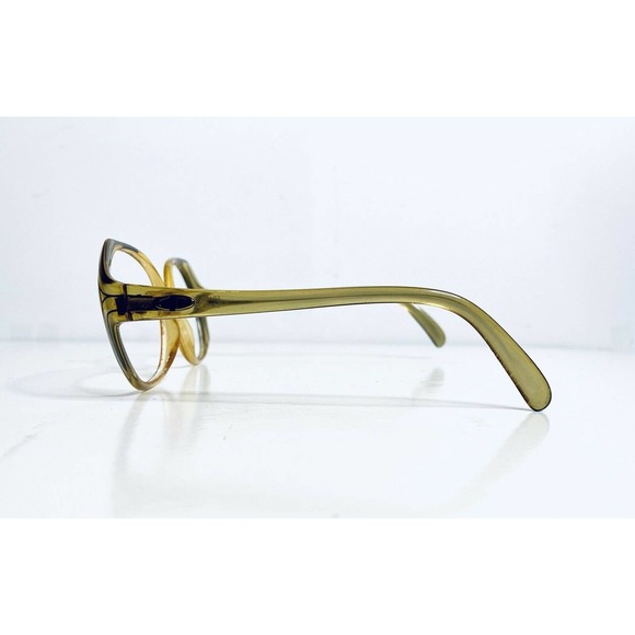 VTG Christian Dior Amber Lucite Oversized Glasses - Picture 3 of 10
